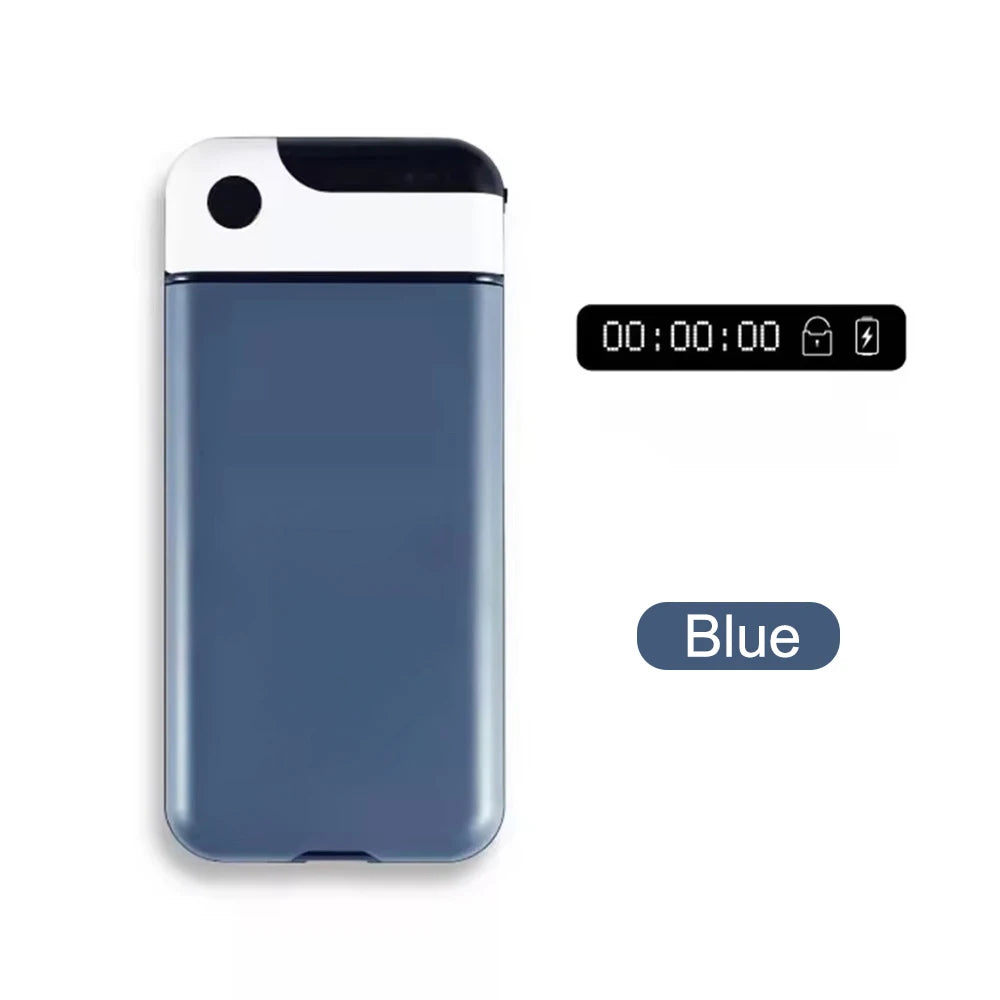 The Portable Mobile Phone Lock Box Self-Regulating Timed Smart Phone Lock Case Self-Discipline Keepin Box Limit Cell Phones Use